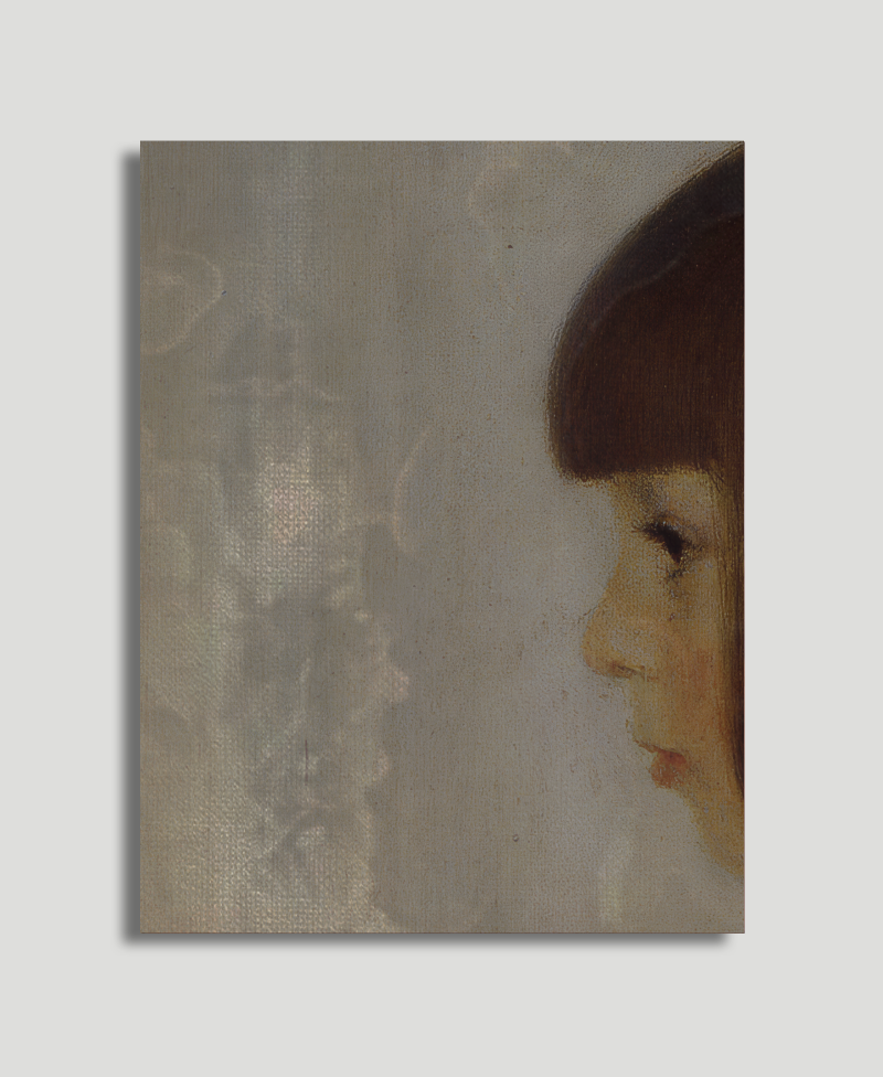 "OXIDIZED PORTRAIT OF PAGE"