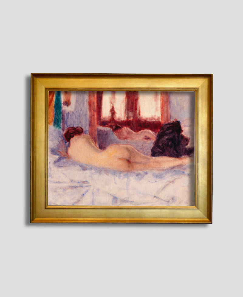 "MIRRORED RECLINING NUDE"