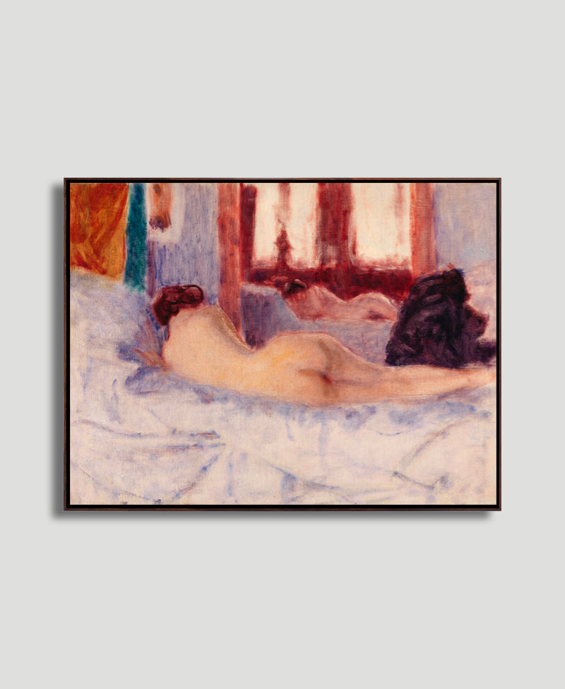 "MIRRORED RECLINING NUDE"