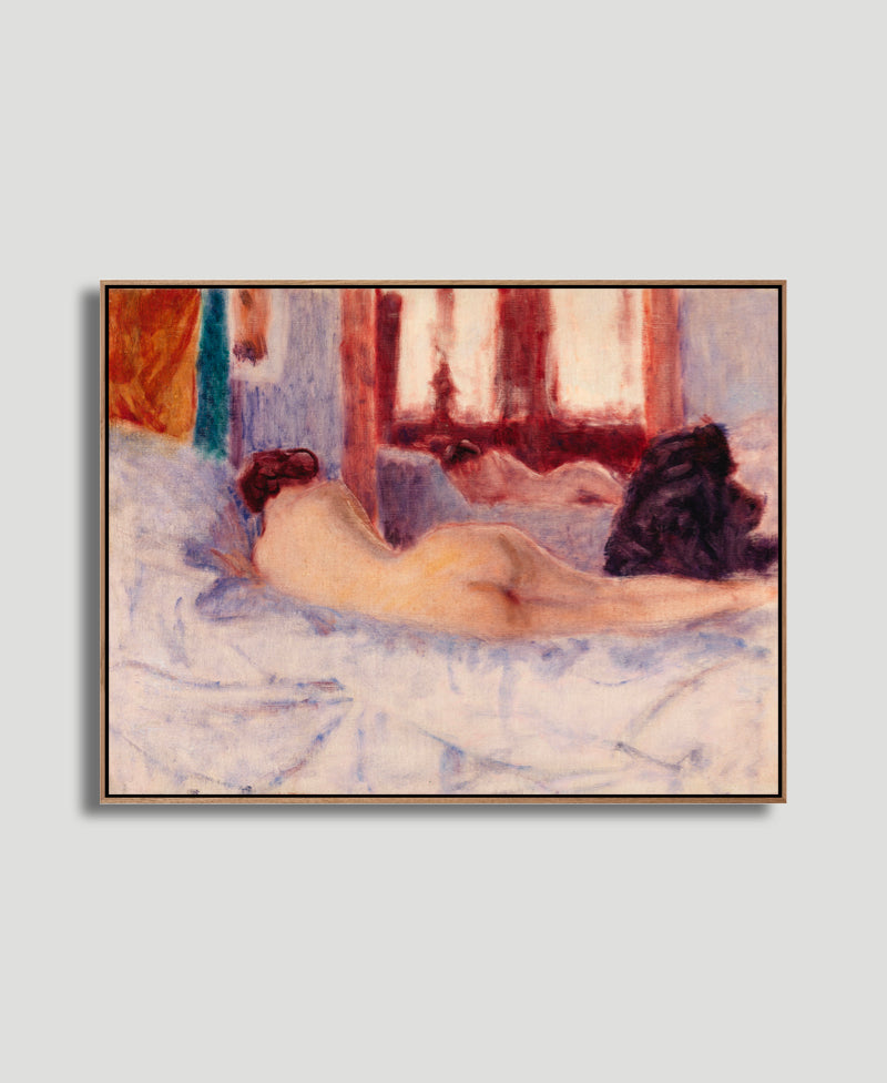 "MIRRORED RECLINING NUDE"