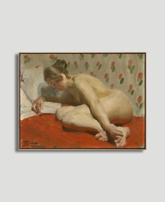 "READING NUDE"